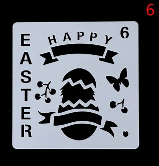 Pasen Journal Stencils Gelukkig Pasen Skelet Schetsblok Patronen Schilderen Template Decoratieve Herbruikbare N6