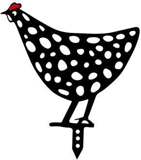 Pasen Kip Stake Yard Art Acryl Hollow Hen Stake Waterdicht Tuin Gazon Decoratie Tuinieren Ornamenten 02