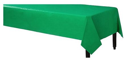 Pasen/Paasontbijt tafelkleed groen 140 x 240 cm van non woven