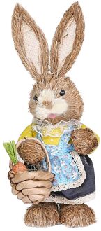 Pasen Simulatie Bunny Huis Tuin Bunny Decoratie Creatieve Stro Bunnysupport En