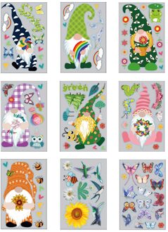 Pasen Stickers Paaseieren Bunny Wortel Elektrostatische Sticker Vensterglas Decals Pasen Home Decoratie Muur Sticker # T2P