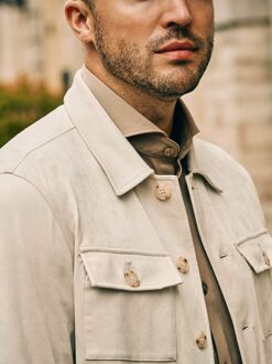 Pasetta Overshirt Ecru Off-White - L,XL