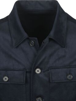 Pasetta Overshirt Navy Donkerblauw - L,M,XL,XXL