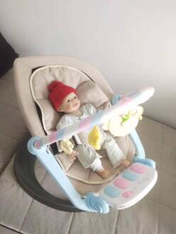Pasgeboren Baby Afstandsbediening Wipstoeltje Swing Stoel/Baby Schommelstoel swing met toys