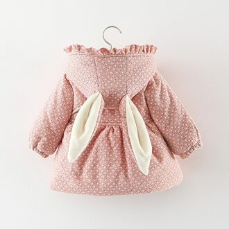 Pasgeboren Baby Meisje Kleding Bloemen Hooded Katoen Gewatteerde Jas Bovenkleding Voor 1 Jaar Baby Verjaardag Kleding Meisjes Outfits Jas 18m