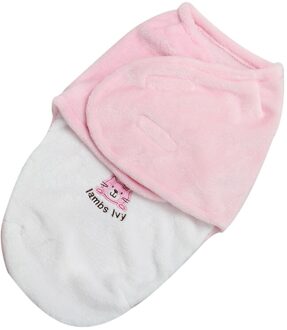 Pasgeboren Baby Unisex 0-6 Maanden Ontvangen Dekens Cartoon Stijl Katoenen Baby Deken Cobertor roze