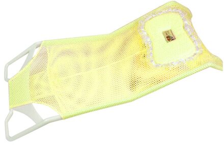 Pasgeboren Douche Bad Mesh Rack Ondersteuning Hangmat Seat Anti-Slip Voor Badkamer YH-17 geel