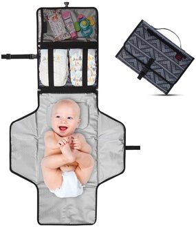 Pasgeborenen Opvouwbare Waterdichte Baby Luier Aankleedkussen Draagbare Veranderende Pad Voor Baby Sleeping2021