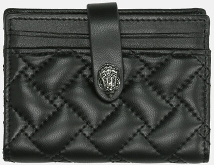 Pasjeshouder van quilted leer Zwart - 1 maat