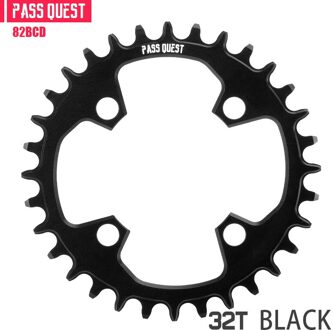 Pass Quest 82bcd Fsa Alpha Drive Marlin 7 Mtb Smalle Brede Kettingblad 30T-36T Rond/Ovaal bike Fiets Kettingwiel ronde 32T