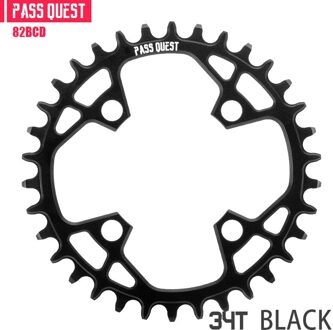 Pass Quest 82bcd Fsa Alpha Drive Marlin 7 Mtb Smalle Brede Kettingblad 30T-36T Rond/Ovaal bike Fiets Kettingwiel ronde 34T