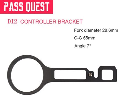 Pass quest Fiets DI2 Junction adapter MTB Road Fiets uitgebreide seat Di2 Extender 7/17 Hoek Geschikt voor 28.6 /OD2 hoofd buis 7 55mm 28.6mm