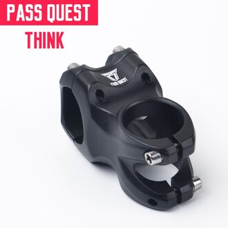 Pass Quest Legering Fiets Stuurpen Dj/Am/Fr/Dh Downhill Mountainbike Stuurpen 0 Graden 45Mm stem Voor Xc Am Mtb Mountainbike Fiets zwart