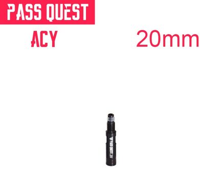 Pass Quest Road Fiets Wielen 20Mm 40Mm 60Mm Franse Ventiel Verwijderbare Extender Presta Valve Tire Extender cap Core Adapter detachable 20mm