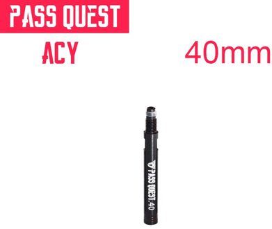 Pass Quest Road Fiets Wielen 20Mm 40Mm 60Mm Franse Ventiel Verwijderbare Extender Presta Valve Tire Extender cap Core Adapter detachable 40mm