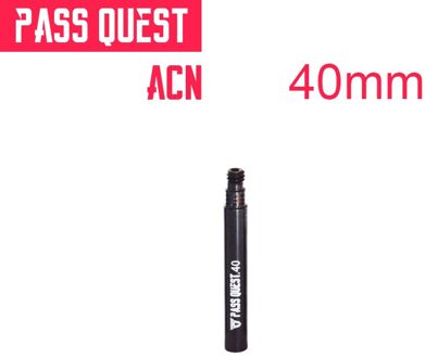 Pass Quest Road Fiets Wielen 20Mm 40Mm 60Mm Franse Ventiel Verwijderbare Extender Presta Valve Tire Extender cap Core Adapter Not detachable 40mm