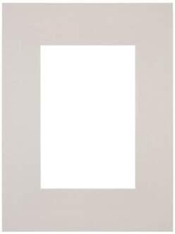 Passe-Partout Lijstmaat 18x24 cm - Fotomaat 10x15 cm - Grijs Graniet