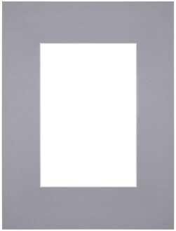 Passe-Partout Lijstmaat 18x24 cm - Fotomaat 10x15 cm - Grijs