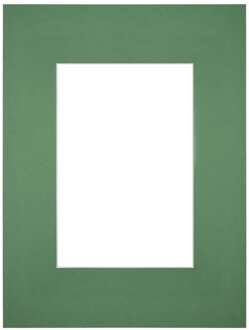 Passe-Partout Lijstmaat 18x24 cm - Fotomaat 10x15 cm - Groen Bos