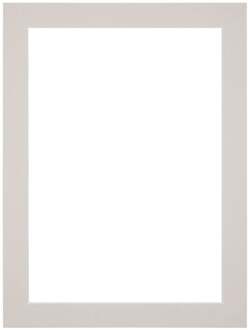 Passe-Partout Lijstmaat 18x24 cm - Fotomaat 12x18 cm - Grijs Graniet
