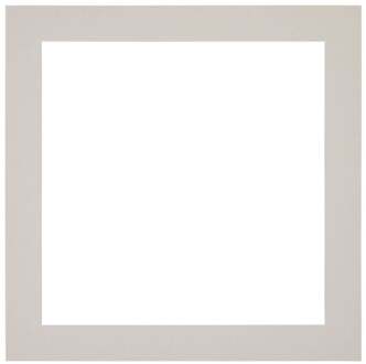 Passe-Partout Lijstmaat 20x20 cm - Fotomaat 13x13 cm - Grijs Graniet