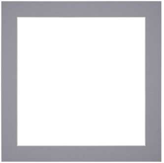 Passe-Partout Lijstmaat 20x20 cm - Fotomaat 13x13 cm - Grijs