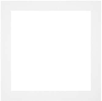 Passe-Partout Lijstmaat 20x20 cm - Fotomaat 13x13 cm - Wit
