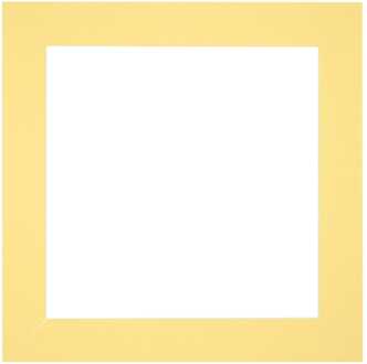 Passe-Partout Lijstmaat 20x20 cm - Fotomaat 15x15 cm - Geel
