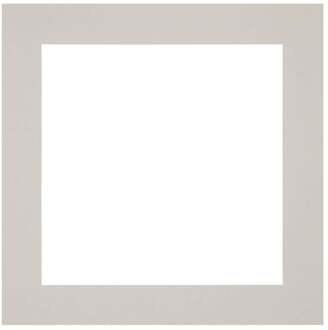 Passe-Partout Lijstmaat 20x20 cm - Fotomaat 15x15 cm - Grijs Graniet
