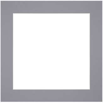 Passe-Partout Lijstmaat 20x20 cm - Fotomaat 15x15 cm - Grijs