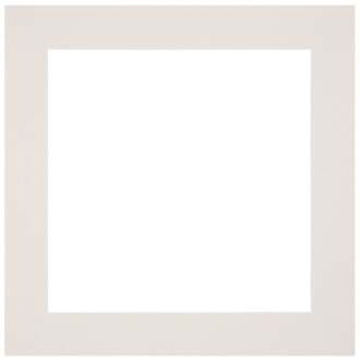 Passe-Partout Lijstmaat 20x20 cm - Fotomaat 15x15 cm - Lichtgrijs