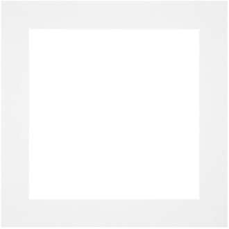 Passe-Partout Lijstmaat 20x20 cm - Fotomaat 15x15 cm - Wit