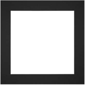 Passe-Partout Lijstmaat 20x20 cm - Fotomaat 15x15 cm - Zwart