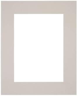 Passe-Partout Lijstmaat 20x25 cm - Fotomaat 13x18 cm - Grijs Graniet