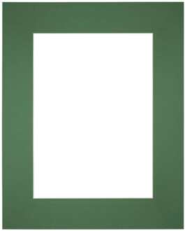 Passe-Partout Lijstmaat 20x25 cm - Fotomaat 13x18 cm - Groen Bos