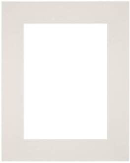 Passe-Partout Lijstmaat 20x25 cm - Fotomaat 13x18 cm - Lichtgrijs
