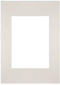 Passe-Partout Lijstmaat 20x28 cm - Fotomaat 13x18 cm - Lichtgrijs