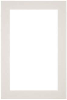 Passe-Partout Lijstmaat 20x30 cm - Fotomaat 15x20 cm - Lichtgrijs