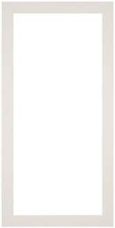 Passe-Partout Lijstmaat 20x40 cm - Fotomaat 15x20 cm - Lichtgrijs