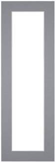 Passe-Partout Lijstmaat 20x60 cm - Fotomaat 10x30 cm - Grijs