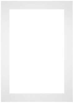 Passe-Partout Lijstmaat 21x29.7 cm A4 - Fotomaat 10.5x14.8 cm - Wit