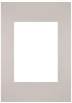 Passe-Partout Lijstmaat 21x29.7 cm A4 - Fotomaat 13x18 cm - Grijs Graniet