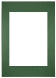 Passe-Partout Lijstmaat 21x29.7 cm A4 - Fotomaat 14.8x21 cm - Groen Bos