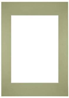 Passe-Partout Lijstmaat 21x29.7 cm A4 - Fotomaat 14.8x21 cm - Mintgroen