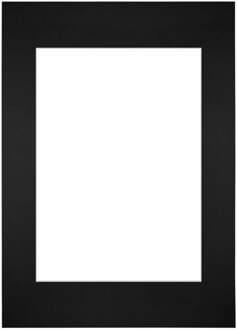 Passe-Partout Lijstmaat 21x29.7 cm A4 - Fotomaat 14.8x21 cm - Zwart