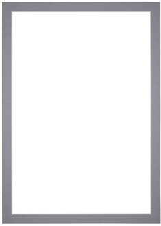 Passe-Partout Lijstmaat 21x29,7 cm A4 - Fotomaat 15x20 cm - Grijs - 21x29.7 cm
