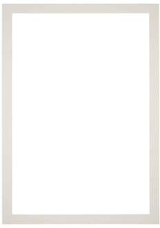 Passe-Partout Lijstmaat 21x29,7 cm A4 - Fotomaat 15x20 cm - Lichtgrijs - 21x29.7 cm