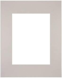 Passe-Partout Lijstmaat 24x30 cm - Fotomaat 15x20 cm - Grijs Graniet