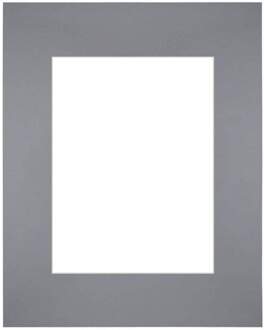 Passe-Partout Lijstmaat 24x30 cm - Fotomaat 15x20 cm - Grijs