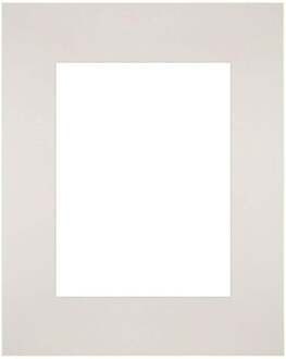 Passe-Partout Lijstmaat 24x30 cm - Fotomaat 15x20 cm - Lichtgrijs